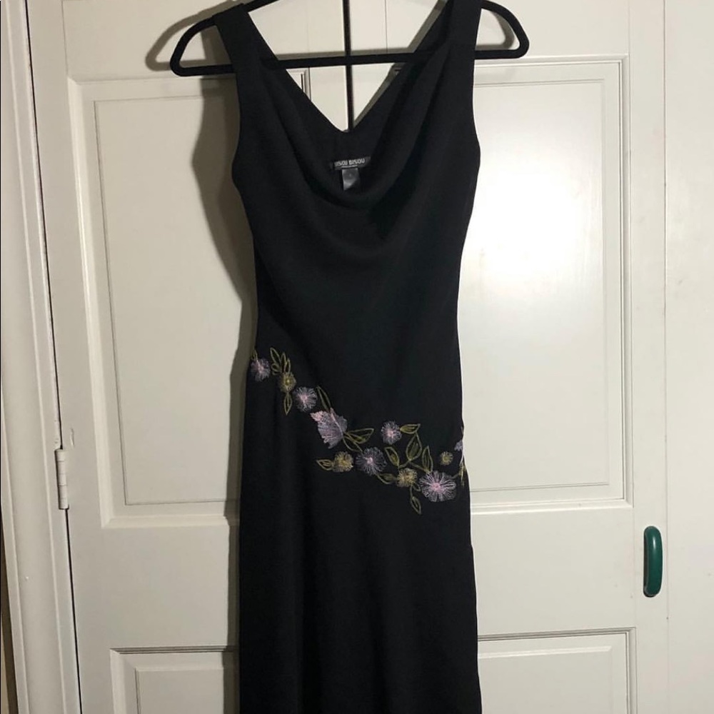 Bisou Bisou calf length floral design dress